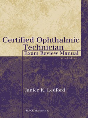 cover image of Certified Ophthalmic Technician Exam Review Manual